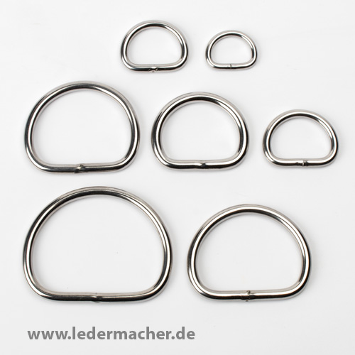 D-Ring - Edelstahl - verschweißt 45 mm (1-3/4 Zoll) - Edelstahl